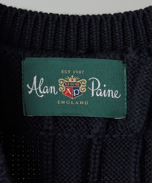 SHIPS（シップス） ベスト ジレ ALAN PAINE:7ゲージ クリケット