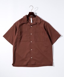 ブラウス シャツ ジャケットライクシャツ レディース THISIS ブラウス シャツ メンズライク 両ポケット オープン