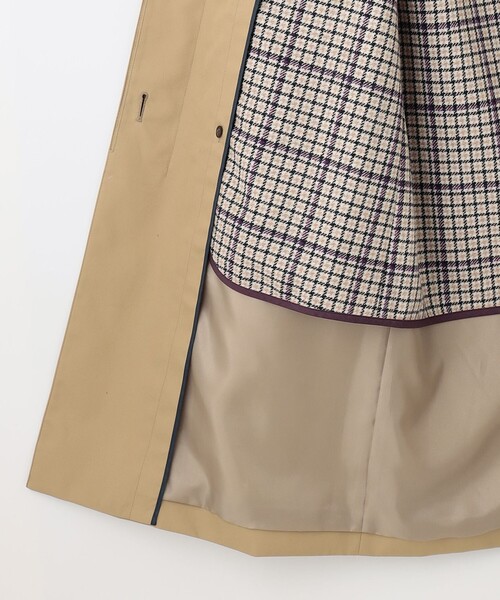 CIOTA × J.PRESS マドラスチェックステンカラーコート サイズ4 CIOTA × J.PRESS マドラスチェックステンカラーコート サイズ4