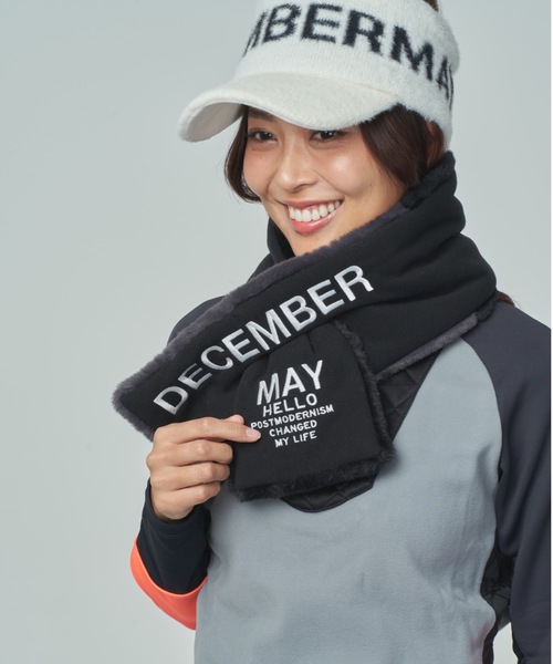 【DECEMBERMAY】ネックウォーマー DECEMBERMAY ゴルフ 「UNISEX」Reversible neck warmer メンズ