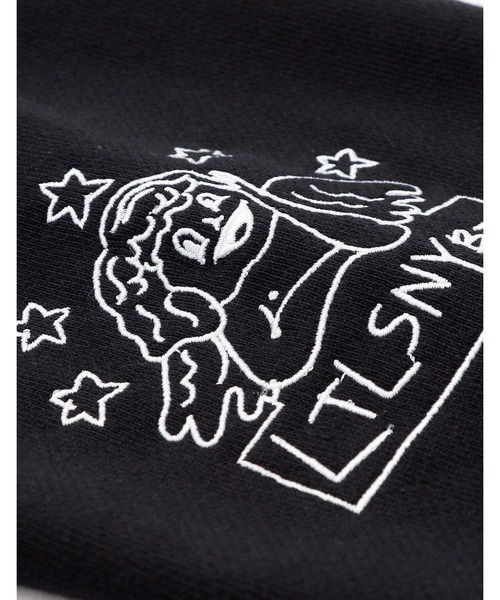 little sunny bite リトルサニーバイト logo sweat dress ロゴスウェットドレス lsb-ltop-004c LSBサークルロゴ オーバーサイズシルエット Little sunny bite（リトルサニーバイト） ドレス /Little sunny bite