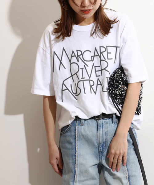 tシャツ 半袖 「THE DAY ON THE BEACH」CUT OFF T-SH TEE：Tシャツ レディース