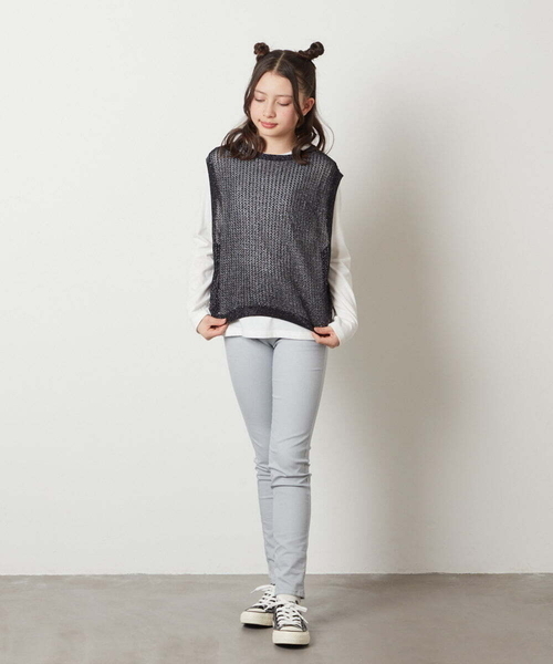a.v.v ニット セーター 「140-150」「2点セット」メッシュベスト