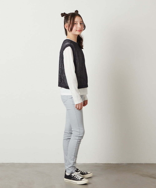 a.v.v ニット セーター 「140-150」「2点セット」メッシュベスト
