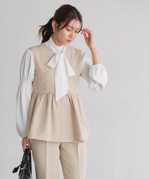 Pierrot（ピエロ） セットアップ ペプラムセットアップ レディース