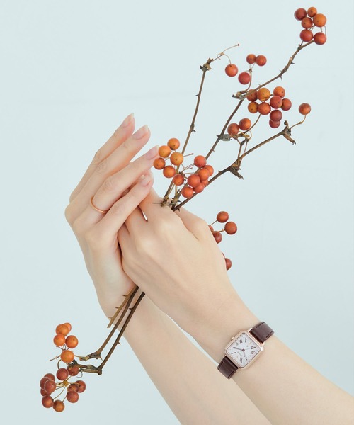 XC 腕時計 xC クロスシー hikari collection Square 2way Model 光発電