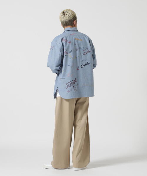 BEAVER シャツ PAYDAY /ペイデイ 別注PAYDAY刺繍SHIRT メンズ