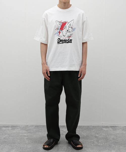 B.C STOCK tシャツ ROCK CAT デビット S/S Tシャツ メンズ