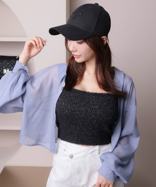 ブラウス シャツ 3wayシアーシャツ レディース