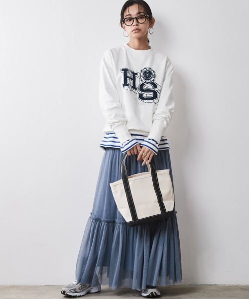 CHIC STYLE（シックスタイル） スカート チュールマキシギャザー