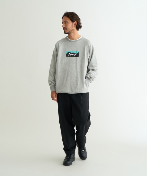 NANGA（ナンガ） トレーナー スウェット ECO HYBRID BOX LOGO