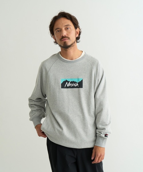 NANGA（ナンガ） トレーナー スウェット ECO HYBRID BOX LOGO