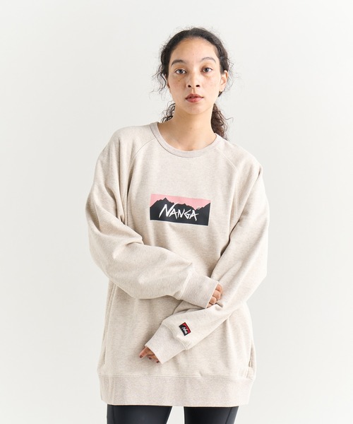 NANGA（ナンガ） トレーナー スウェット ECO HYBRID BOX LOGO
