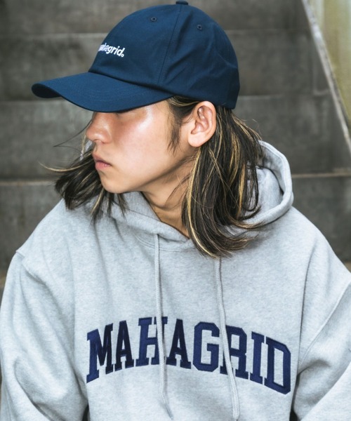 MAHAGRID パーカー 「mahagrid/マハグリッド」VARSITY LOGO