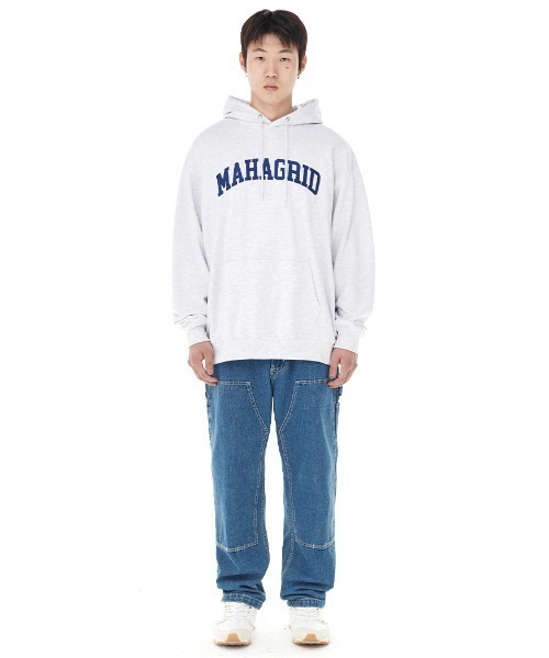パーカー 「mahagrid/マハグリッド」VARSITY LOGO HOODIE/バーシティロゴ フーディーパーカー レディース メンズ MAHAGRID パーカー 「mahagrid/マハグリッド」VARSITY LOGO