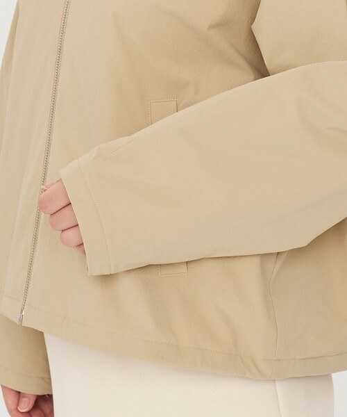 UNCRAVE マットパディングショートコート uncrave(アンクレイヴ)】uncrave WHITE 軽くて、暖かくて、上品