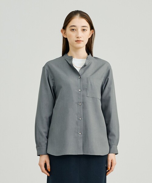 ブラウス シャツ 「WOMEN」バックプリーツブラウス レディース
