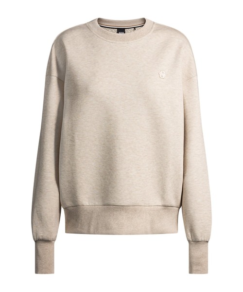 トレーナー スウェット Double Bモノグラム コットンブレンド スウェットシャツ レディース BOSS（HUGO BOSS） トレーナー スウェット Double Bモノグラム