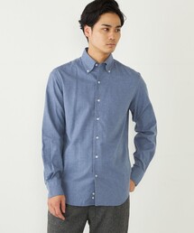 シャツ SHIPS Colors:「洗濯機可能」ボタンダウン ソリッド ネルシャツ メンズ｜ZOZOTOWN Yahoo!店