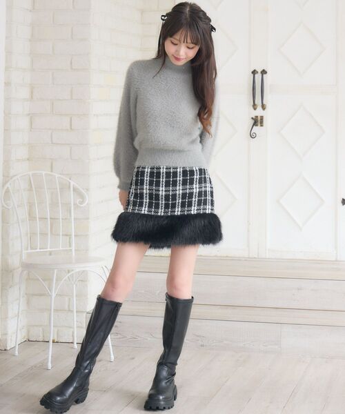 スカート Little Suzie ECO FUR 2WAY SKIRT Little Suzie ECO FUR 2WAY SKIRT