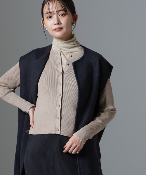nowos リブカーディガン 美品 nowos 定番リブカーディガン 超美品 【公式通販】