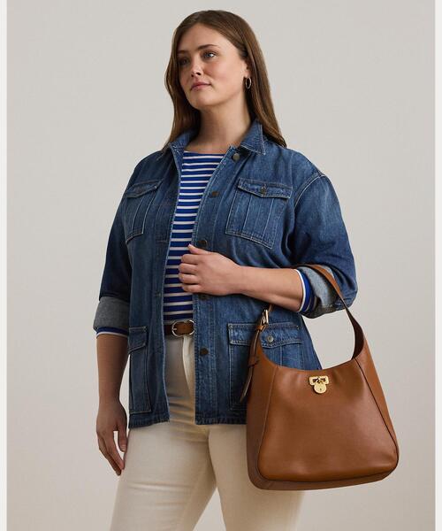 【POLO RALPH LAUREN】レザー ラージ Tanner ショルダーバッグ LAUREN RALPH ショルダーバッグ バッグ レザー ラージ Tanner