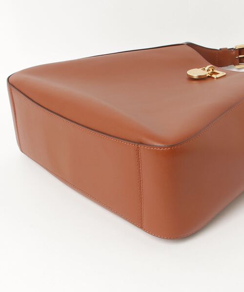 素敵【Ralph Lauren】レザー ラージ Tanner ショルダーバッグ Leather Large Tanner Shoulder Bag