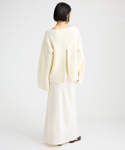 BABYLONE（バビロン） ニット セーター バックスリットニットプル