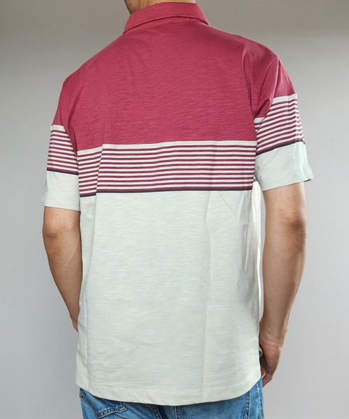 HANGTENポロシャツ HANGTEN 「HANGTEN」 半袖ポロシャツ MEDIUM ベージュ メンズ