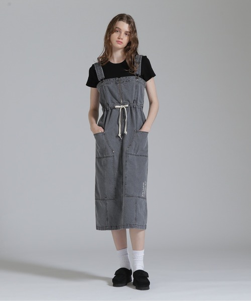 AVIREX（アヴィレックス） デニムスカート BELT PRINT DENIM JUMPUR