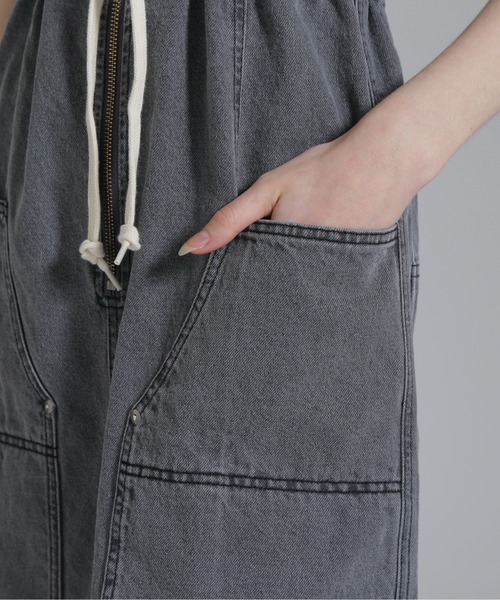 AVIREX（アヴィレックス） デニムスカート BELT PRINT DENIM JUMPUR