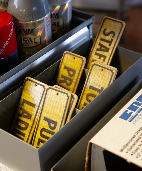 DULTON（ダルトン） インテリア FIBER SIGN A/レトロ サインプレート