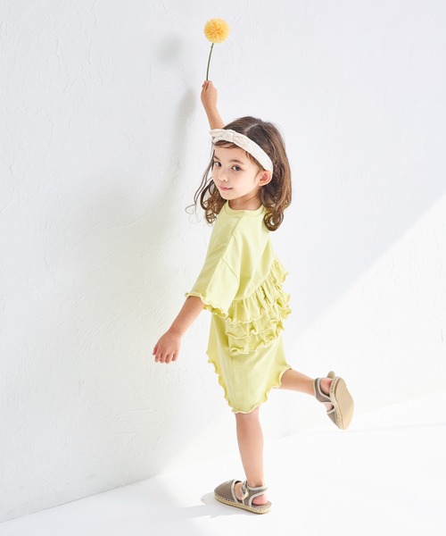 pairmanon（ペアマノン） ワンピース 「綿100%」配色メロー バック