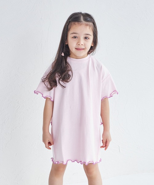 pairmanon（ペアマノン） ワンピース 「綿100%」配色メロー バック