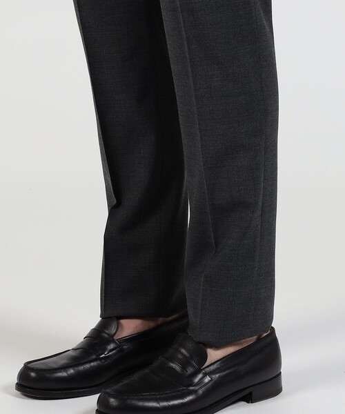 スラックス PT TORINO Gentleman Fit ポリエステルウール 1プリーツ スリムスラックス メンズの画像