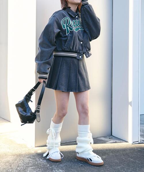 WEGO（ウィゴー） デニムスカート WEGO/デニムラッププリーツスカート