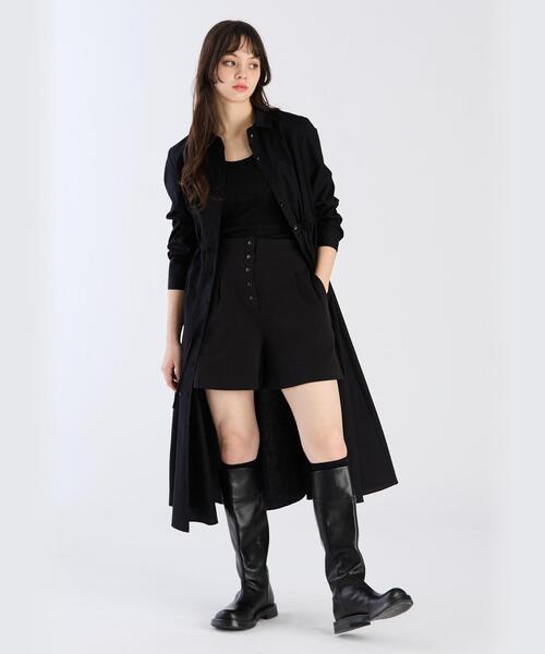 To b. by agnes シャツワンピース ロングスリーブシャツドレス