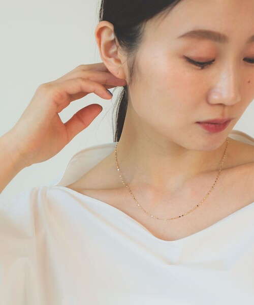 LES BON BON screw necklace イエローゴールド SETUP7｜les bon bon/dear sunlight necklace ディア サンライト