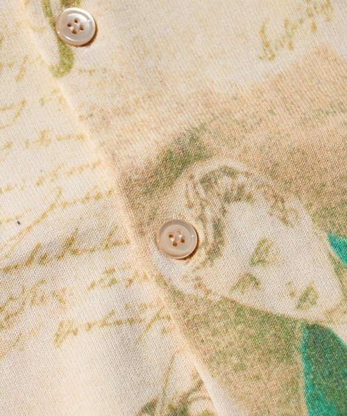 TOWNCRAFT（タウンクラフト） カーディガン PRINTED POLO CARDIGAN