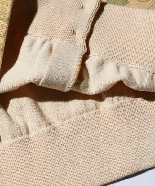 TOWNCRAFT（タウンクラフト） カーディガン PRINTED POLO CARDIGAN