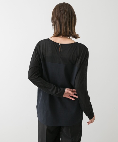 tシャツ DOCKING L/S TOPS レディース SENSE OF PLACE by URBAN RESEARCH tシャツ クルーネック