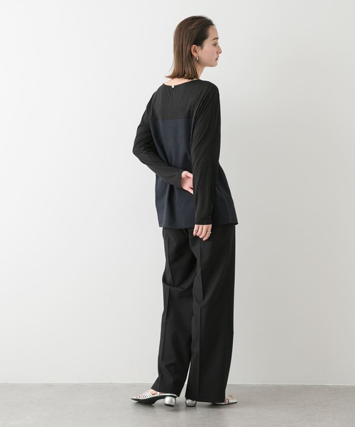 tシャツ DOCKING L/S TOPS レディース SENSE OF PLACE by URBAN RESEARCH tシャツ クルーネック