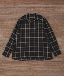 シャツ 「WILD LIFE TAILOR」オンブレチェック ドレープ オープンカラーシャツ メンズ｜ZOZOTOWN Yahoo!店