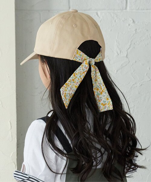 帽子 ikki ikka（イッカ） キャップ 帽子 ツイル後ろリボンキャップ キッズ 子供