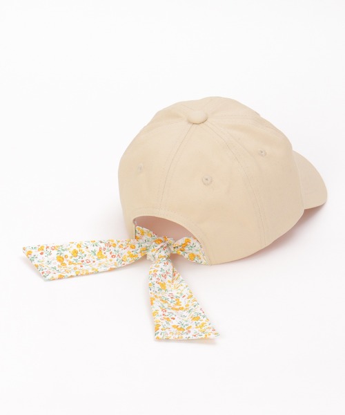 ikka（イッカ） キャップ 帽子 ツイル後ろリボンキャップ キッズ 子供