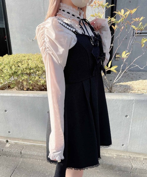 ROJITA Wリングベルトジャンスカ 未使用 ロジータ ROJITA Wリングベルトジャンスカ （ピンクブラウン