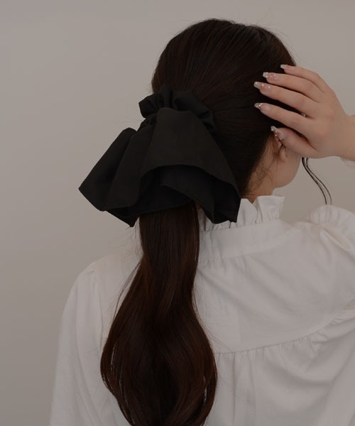 VIBGYOR Women シュシュ 「resonance」ギャザーデザイン シンプル