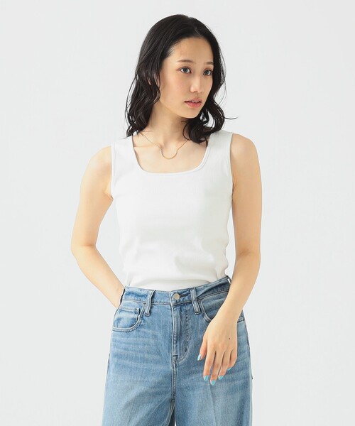 B：MING by BEAMS タンクトップ ノースリーブ タンク ブラトップ