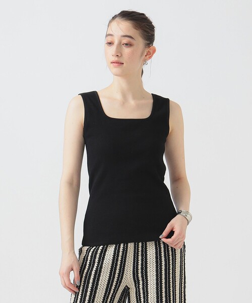 Beams リブフリル　Vネックノースリーブ 楽天市場】【SALE／80%OFF】P/R リブ Vネック ノースリーブ