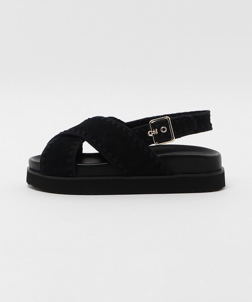 UNITED ARROWS サンダル ナチュラル クロス レディース